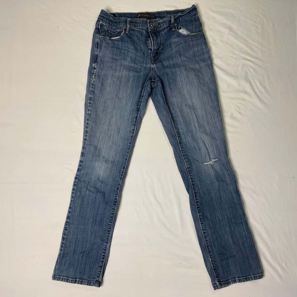 Levi’s 515 Straight Leg Jeans Women’s Size 6 Distressed Denim